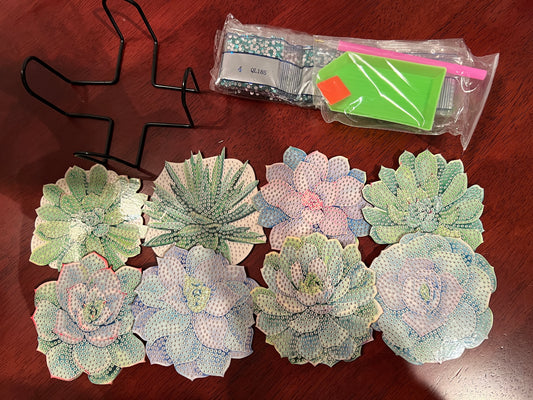 Coaster Set - Succulents