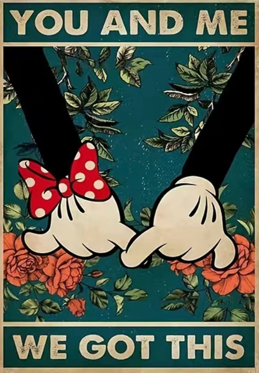 Mickey + Minnie 30x40